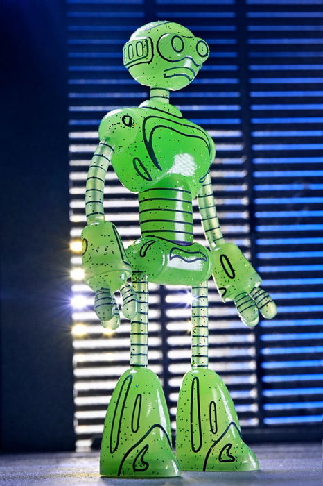 Tortues Ninja (Mirage Comics) figurine Transmat Fugitoid GID 18 cm