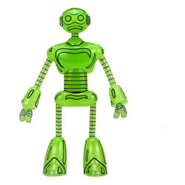NECA Tortues Ninja (Mirage Comics) figurine Transmat Fugitoid GID 18 cm