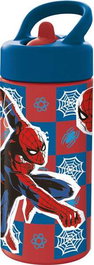 Safta Gourde isotherme Marvel Spider-Man Attack 410 ml, pour enfant 3 ans et plus, Dimensions 7,4x17,8x6,4 cm