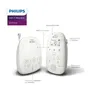 Philips Avent SCD713/26 - Babyphone Digital Blanc avec Technologie DECT, Portée Jusqu'à 330 m, Fonction Veilleuse et Chansons, Autonomie 18h