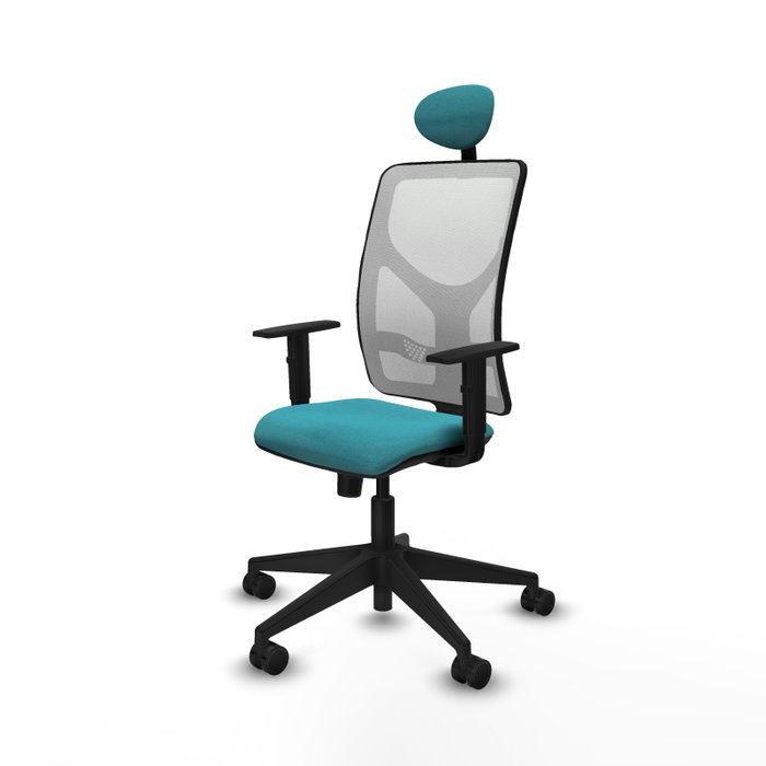 Piqueras y Crespo Chaise de Bureau Motilla Turquoise et Blanc Piqueras y Crespo Chaise de Bureau Motilla Turquoise et Blanc