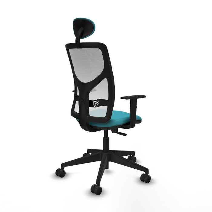 Piqueras y Crespo Chaise de Bureau Motilla Turquoise et Blanc Piqueras y Crespo Chaise de Bureau Motilla Turquoise et Blanc