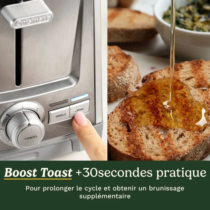 Cuisinart Core Collection Grille-pain 4 tranches en acier inoxydable