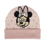 Cerdà Gorro Minnie - Bonnet en laine point avec applications pour fille, âge recommandé 3 ans et plus, couleur rose - Réf. Tu:T.Unica