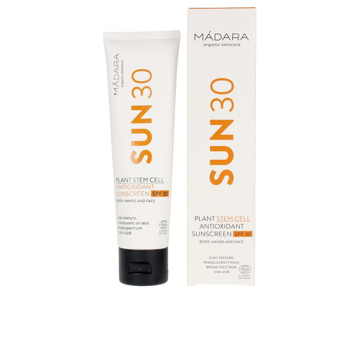 Mádara Organic Skincare PLANT STEM CELL Crème Solaire Antioxydante SPF30 100 ml Mádara Organic Skincare PLANT STEM CELL Crème Solaire Antioxydante SPF30 100 ml