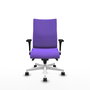 Piqueras Y Crespo Albacete Confidente - Chaise de Bureau Lilas avec Mécanisme Synchrone et Accoudoirs 1D
