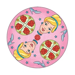 Ravensburger - Kit de Dessin Mandala Disney Princesses - 4005556238477 - Loisir Créatif pour Enfants - À Partir de 6 Ans