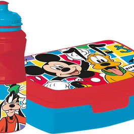 Licensing Caja Cadeau Bot.Easy Sport+Funny Sand. Box Mickey CZ11277 Bouteille 380 ml Enfant 4+