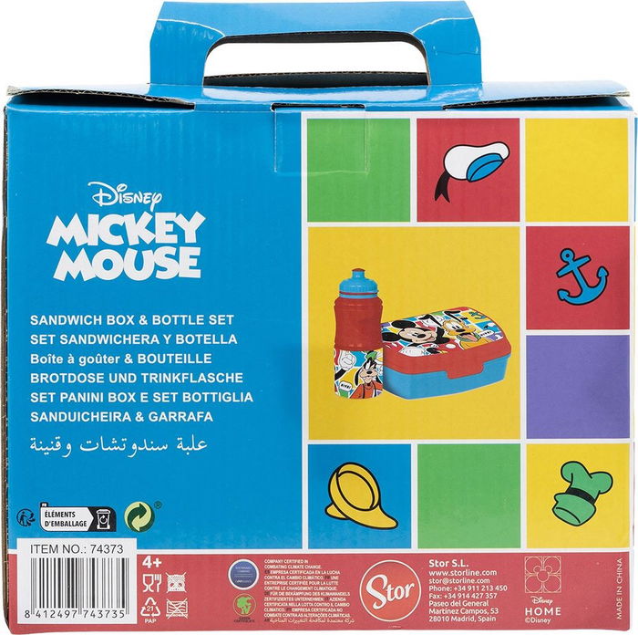 Licensing Caja Cadeau Bot.Easy Sport+Funny Sand. Box Mickey CZ11277 Bouteille 380 ml Enfant 4+