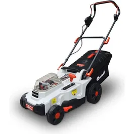 Elem Tondeuse à Gazon sur Batterie 40V TDE40V37-LI2BF - Fonction Mulching, Moteur à Induction, 37 cm, Bac 35L - Autonomie 25 min, Hauteur de Coupe Ajustable