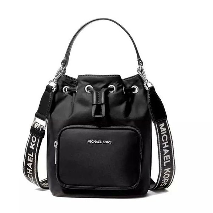 Sac à Bandoulière Michael Kors KHAI Noir 17 x 20 x 11 cm Sac à Bandoulière Michael Kors KHAI Noir 17 x 20 x 11 cm