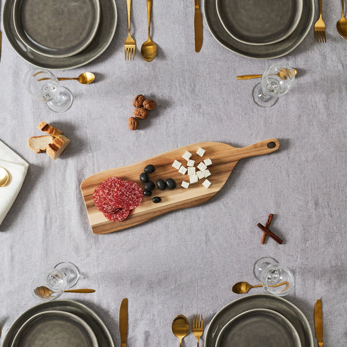 Home Deco Factory Planche de présentation en bois d'acacia COCKTAIL 50x15 cm