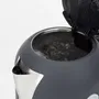 H.KoeNIG Boe52 Bouilloire programmable sans fil 1,7 L - Température réglable 40 a 110°C avec écran LCD et maintien au chaud - Gris mat
