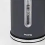 H.KoeNIG Boe52 Bouilloire programmable sans fil 1,7 L - Température réglable 40 a 110°C avec écran LCD et maintien au chaud - Gris mat