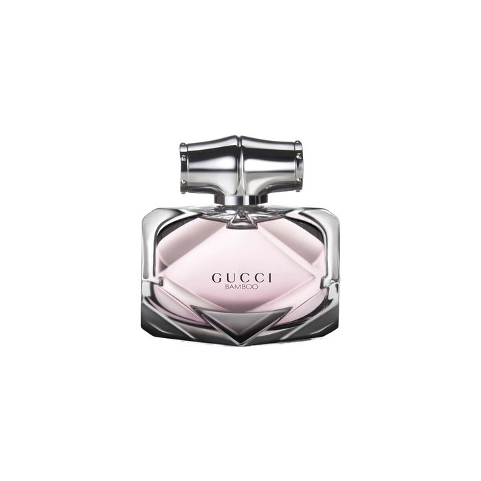 Gucci Bamboo Eau de Parfum - Parfum floral boisé pour femme - Notes de bergamote, ylang-ylang, vanille et santal - Fiole argentée inspirée du bambou