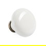 GIUSTI Tirador Y Pomo Porcelana Modelo Bambú - Poignée de porte en porcelaine modèle Bambou, finition ivory/bronze avec écartement 42 mm