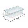 Boîte de rangement avec couvercle Mondex Space Box 24448 Transparent 42 x 24 x 14 cm