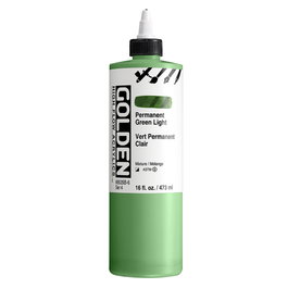 Golden High Flow Couleurs Acryliques Permanentes Vert Clair 473 ml