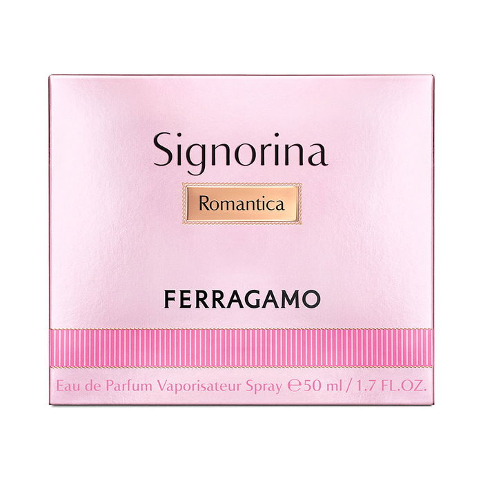Salvatore Ferragamo Signorina Romantica Eau de Parfum Vaporisateur 50 ml - Parfum Floral Oriental aux Notes de Cassis, Fleur d'Oranger et Vanille Salvatore Ferragamo Signorina Romantica Eau de Parfum Vaporisateur 50 ml - Parfum Floral Oriental aux Notes de Cassis, Fleur d'Oranger et Vanille