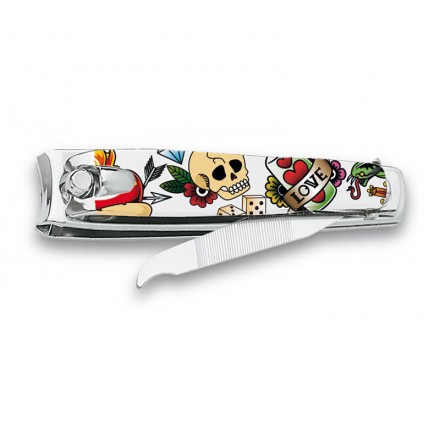 Tres Claveles Coupe-ongles Tattoo 6 cm avec Lime Tres Claveles Coupe-ongles Tattoo 6 cm avec Lime