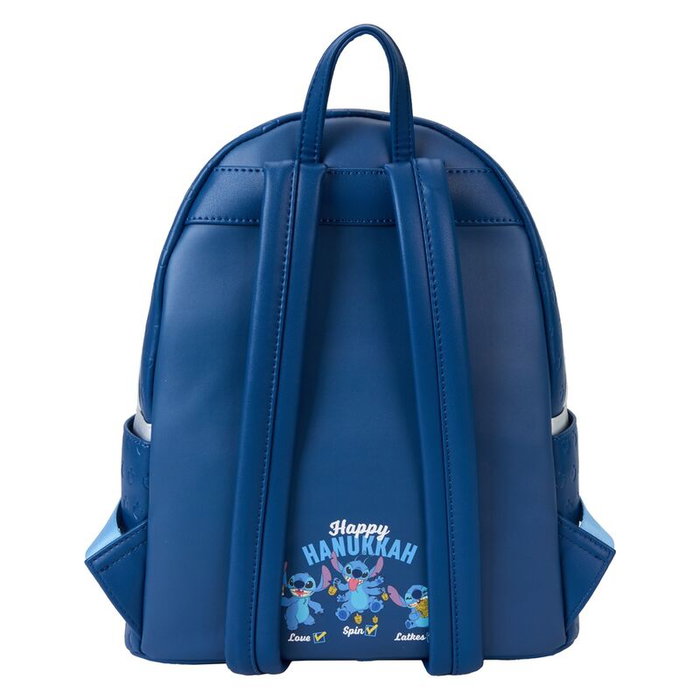 LOUNGEFLY Sac à dos Disney Stitch Menorah - Dimensions: 35 cm x 30 cm x 15 cm