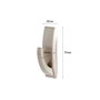 3M Command Crochet Moyen Nickel Poli 29 x 79 x 29 mm 1 Crochet + 2 Bandes Max 1,3 kg