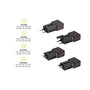 Mobile Adaptateur de voyage 25W EU/US/UK/AU Blanc