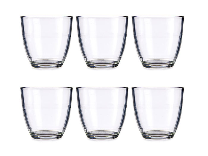 VIVALTO Lot de 6 verres à café Cortado 170 ml en verre transparent 30x8x15 cm (Set de 12)