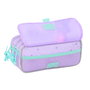 Trousse Fourre-Tout Triple Frozen Spirit Lila 21,5 x 10 x 8 cm