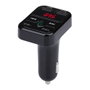 NK Transmetteur FM Bluetooth Voiture Camion 12-24V Mains Libres avec Micro Intégré et Chargeur USB 2.4A