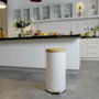 Kitchen Move Poubelle FOREST 30 L Blanc Mat