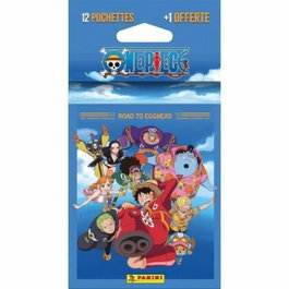 Panini One Piece Road to Egghead - Blister de 65 stickers (12 pochettes + 1 offerte)
