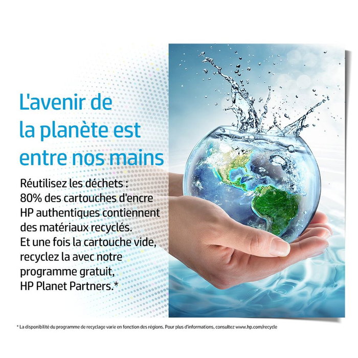 Cartouche d'encre originale HP CH645A Jaune (1 Unité)