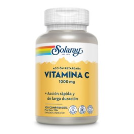 SOLARAY Vitamine C 1000 mg action retardée 100 comprimés
