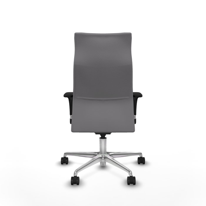 Piqueras Y Crespo Fauteuil Albacete Gris avec Mécanisme Synchrone et Base Aluminium Piqueras Y Crespo Fauteuil Albacete Gris avec Mécanisme Synchrone et Base Aluminium