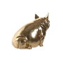 Figurine Décorative DKD Home Decor Cuivre Doré Cochon 18,5 x 10,5 x 14 cm (2 Unités)