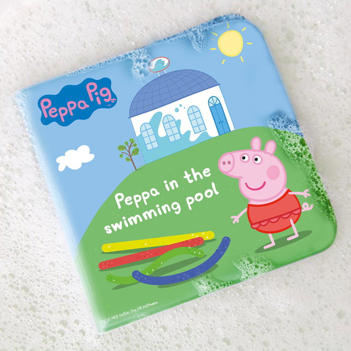 DEQUBE Livre de bain Peppa Pig - Un jour à la piscine - Livre illustré pour enfants à partir de 12 mois - Langues : anglais, français, allemand, italien, portugais, espagnol DEQUBE Livre de bain Peppa Pig - Un jour à la piscine - Livre illustré pour enfants à partir de 12 mois - Langues : anglais, français, allemand, italien, portugais, espagnol