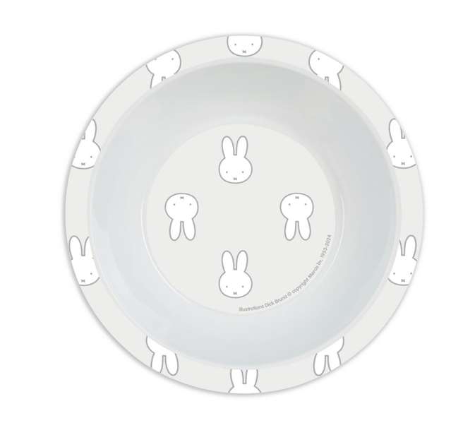 Safta - Set d'assiettes, couverts et verre Miffy "Nebuleuse" 26x26x9 cm pour enfant à partir de 3 ans