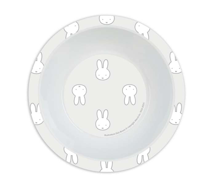 Safta - Set d'assiettes, couverts et verre Miffy "Nebuleuse" 26x26x9 cm pour enfant à partir de 3 ans
