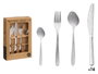 KINVARA Set de 16 couverts en acier inoxydable