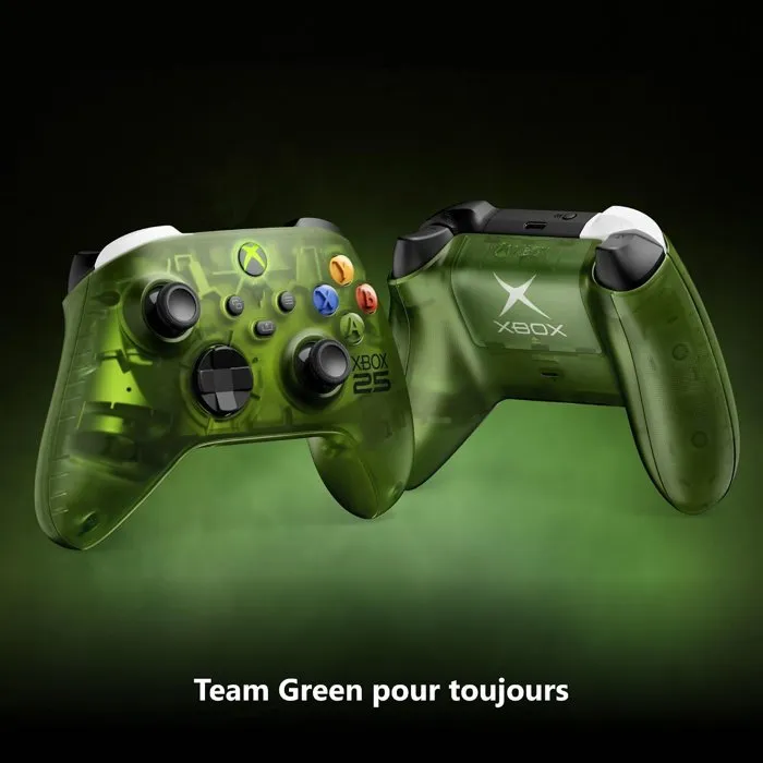 Microsoft Xbox X25 Édition Spéciale Manette sans fil Vert OG translucide