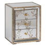BigBuy Home Table de Nuit CHLOE Doré Miroir