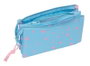Safta Portatodo Triple Stitch "Happy" - Trousse ou Pochette Triple Couture 22 x 12 x 3 cm - À partir de 3 ans