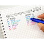 Pilot BLRT-FR7-L Stylo effaçable à encre thermo-sensible Frixion Clicker Bleu