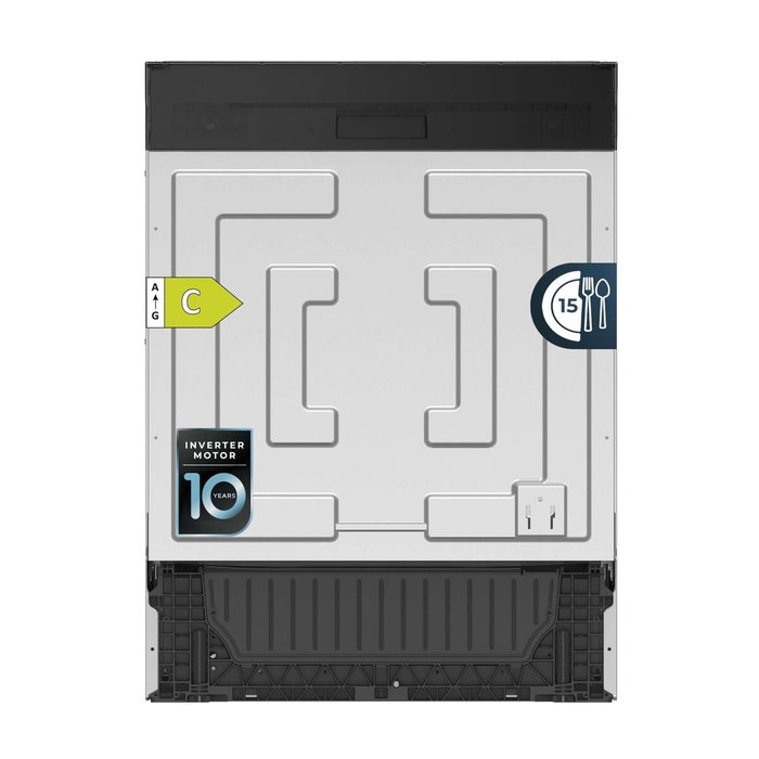 Cecotec Bolero Aguazero 6620 Full-BI Lave-vaisselle Intégrable Acier Cecotec Bolero Aguazero 6620 Full-BI Lave-vaisselle Intégrable Acier