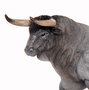 Deqube Figure animalière Toro Bravo Cardeno Trotando - Réplique peinte à la main détaillée - Collection de 20 toros