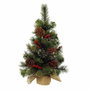 Everlands Sapin de Noël PVC Enneigé Mini 30 x 45 cm