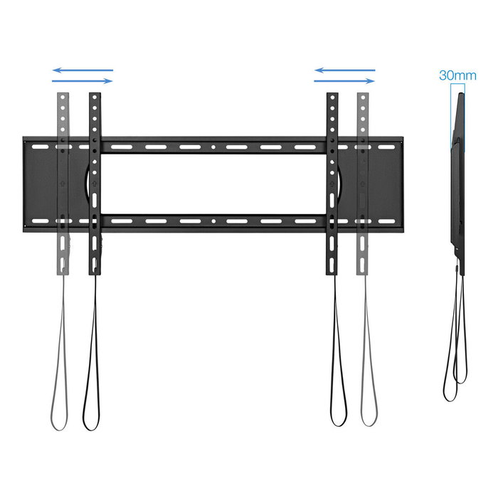 Support de TV TooQ LP1090F-B 43" 90" 80 kg