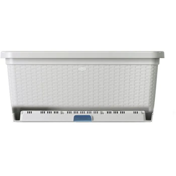 Stefanplast Bac à Fleurs Natural 80x40x34 cm 66 L Gris Pierre