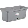 Stefanplast Bac à Fleurs Natural 80x40x34 cm 66 L Gris Pierre